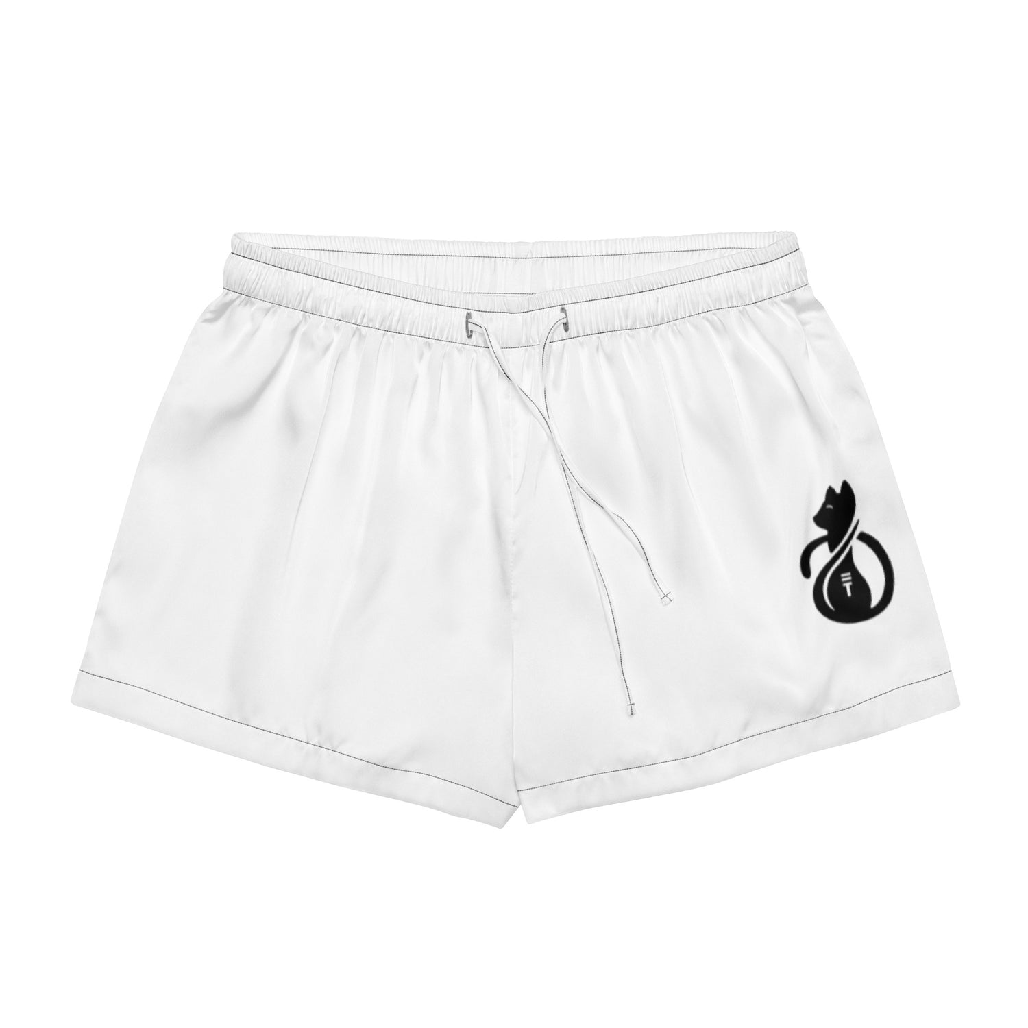 White Pajama Shorts | Théard Cat Shorts | THÉARD