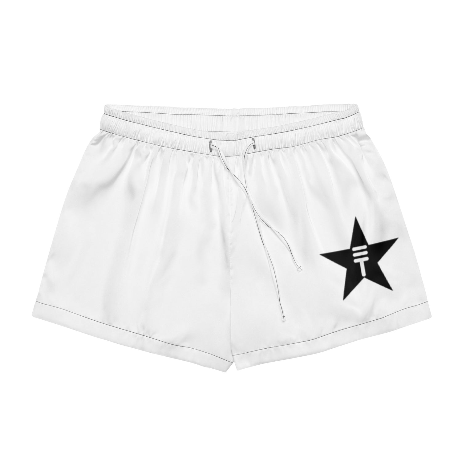 Women's Pajama Shorts | White Star Shorts | THÉARD