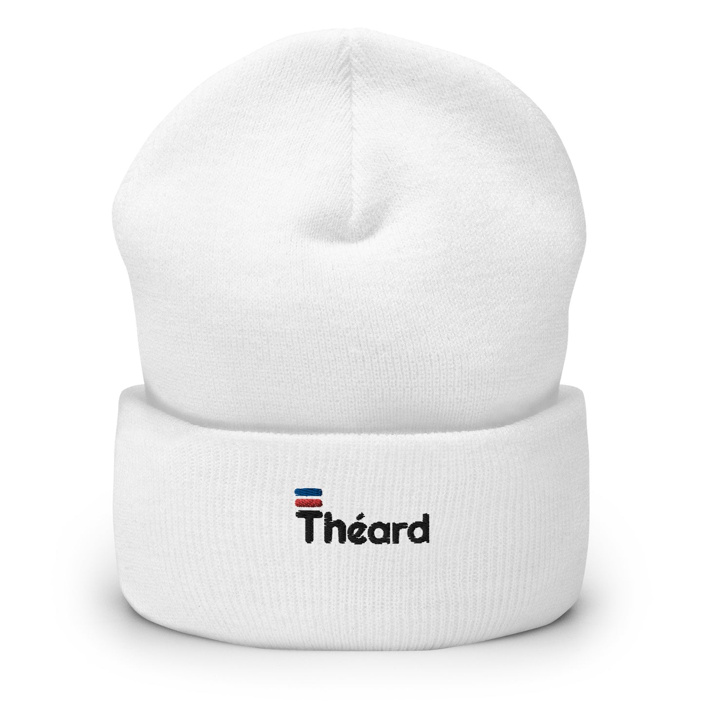 Théard white Cuffed Beanie