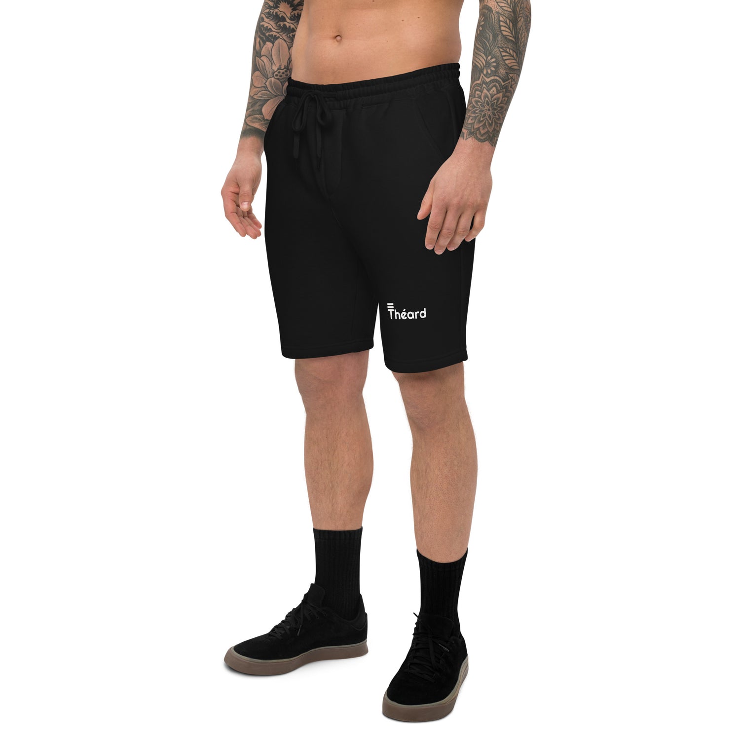 Men’s Fleece Shorts | Black Fleece Shorts | THÉARD